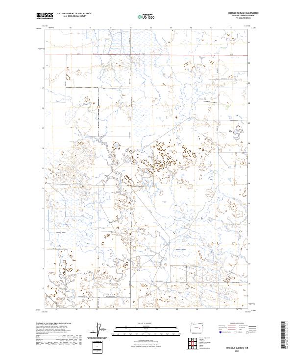 USGS Topographic Map – Ninemile Slough
