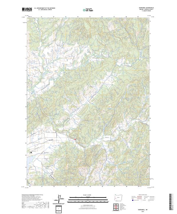USGS Topographic Map – Nonpareil