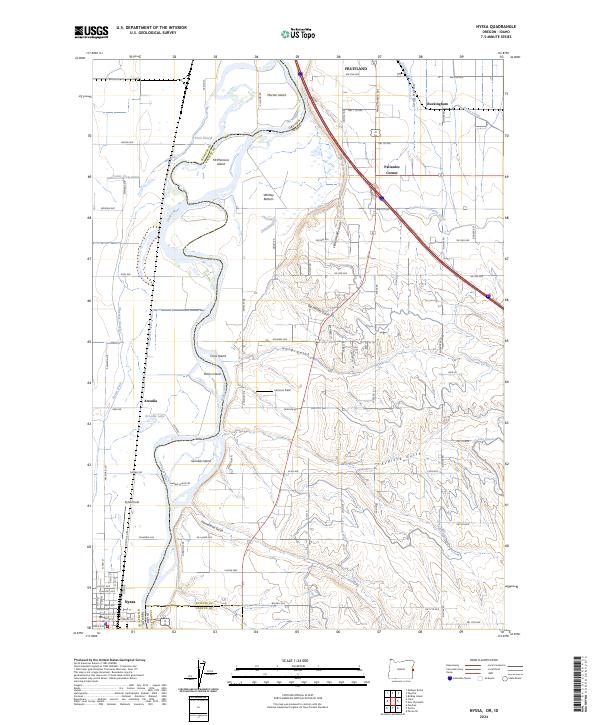 USGS Topographic Map – Nyssa
