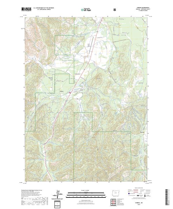 2023 Map of O'Brien, 2023 Print