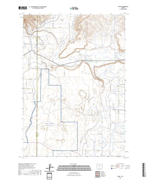 2023 Map of O'Neil, 2023 Print