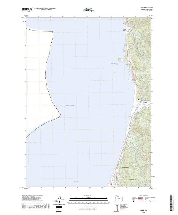 USGS Topographic Map – Ophir