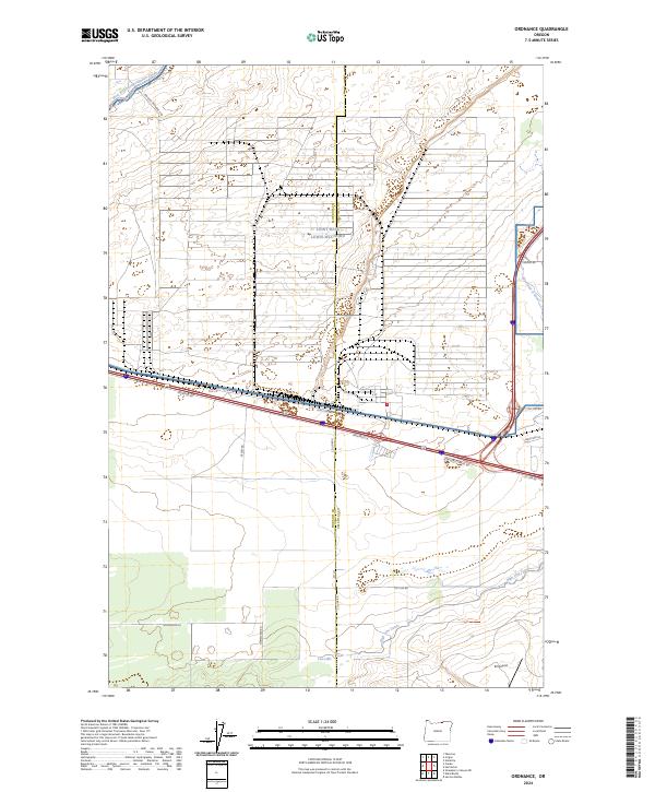USGS Topographic Map – Ordnance