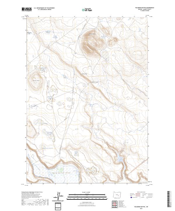 USGS Topographic Map – Palomino Buttes