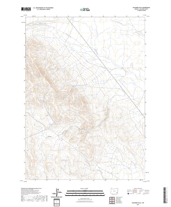 USGS Topographic Map – Palomino Hills