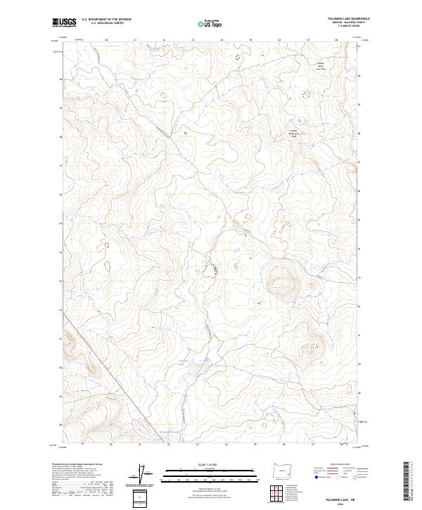 USGS Topographic Map – Palomino Lake