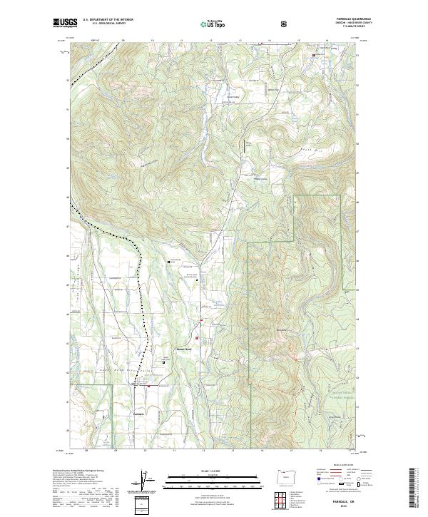 USGS Topographic Map – Parkdale
