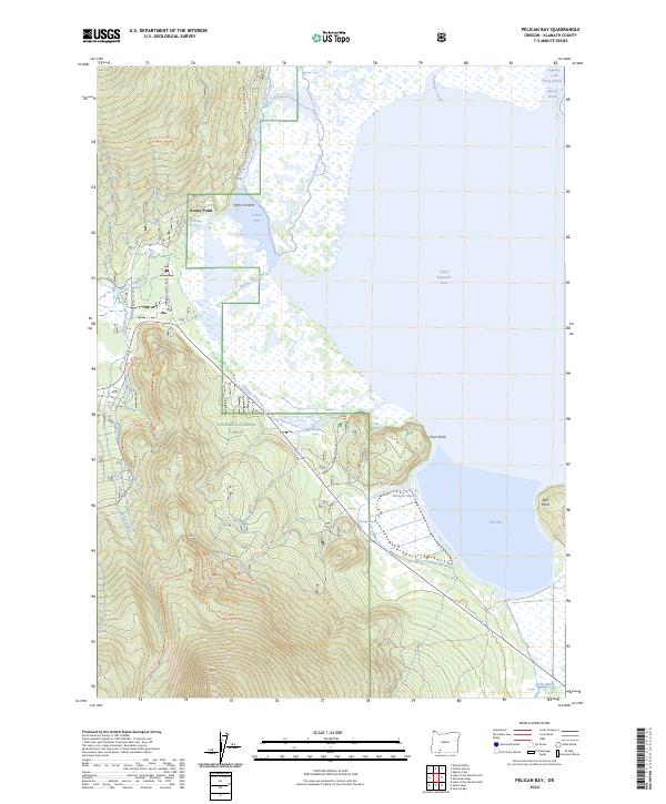 USGS Topographic Map – Pelican Bay