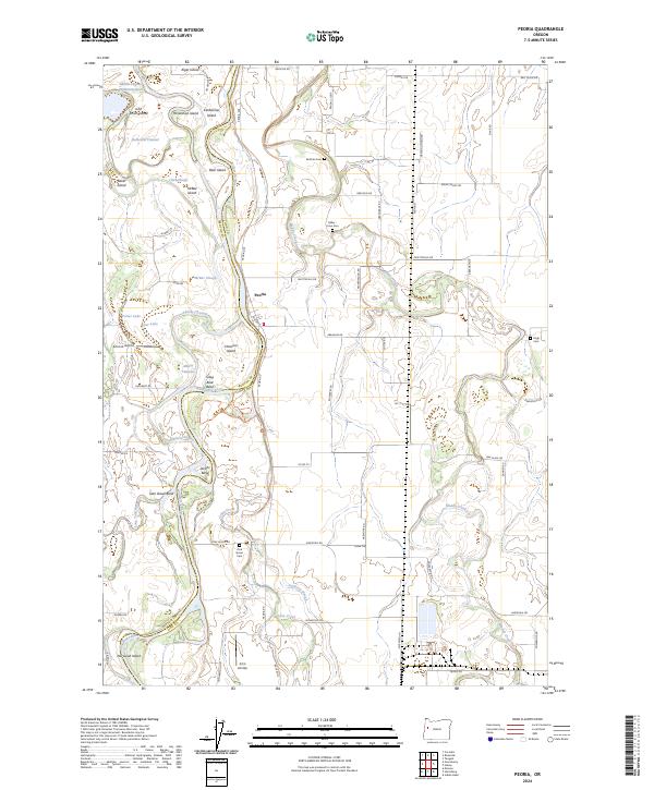 USGS Topographic Map – Peoria