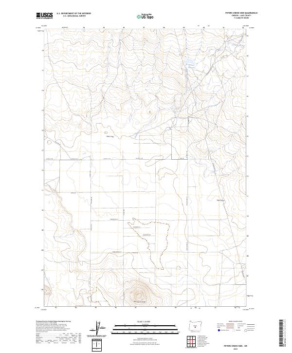 USGS Topographic Map – Peters Creek Sink