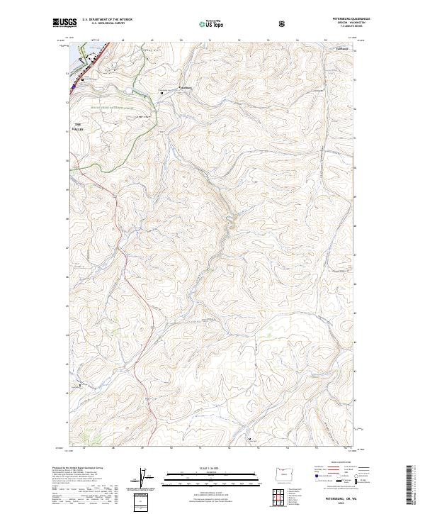 USGS Topographic Map – Petersburg