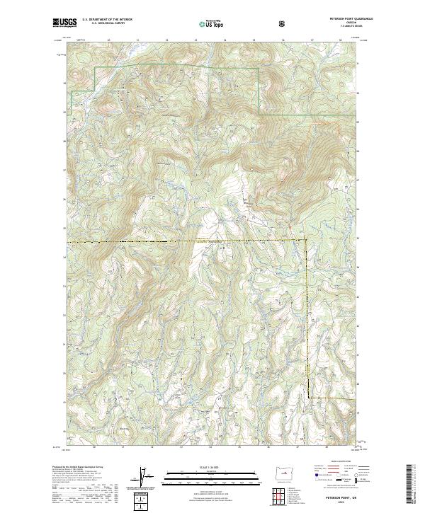 USGS Topographic Map – Peterson Point