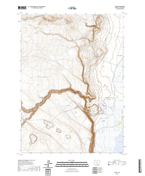 USGS Topographic Map – Plush