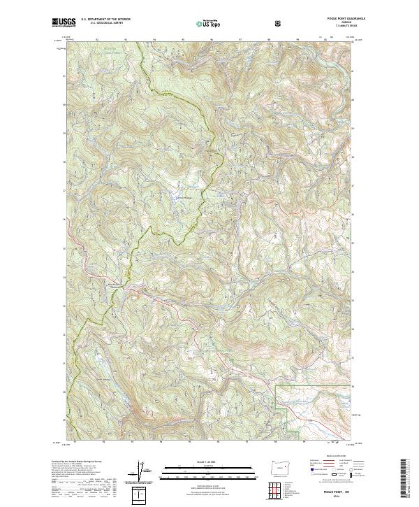 USGS Topographic Map – Pogue Point