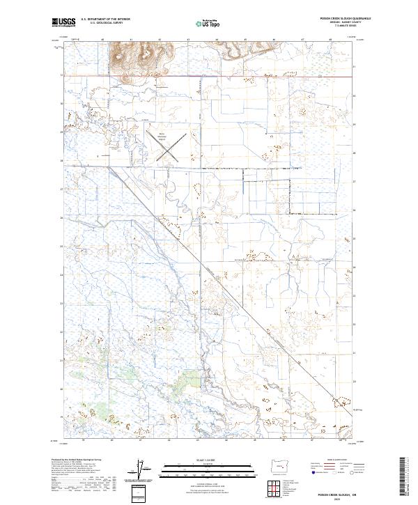 USGS Topographic Map – Poison Creek Slough