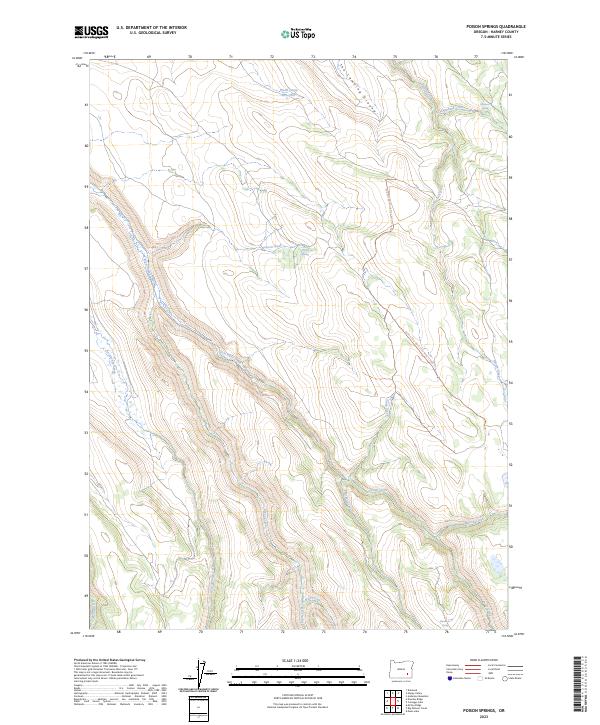 USGS Topographic Map – Poison Springs