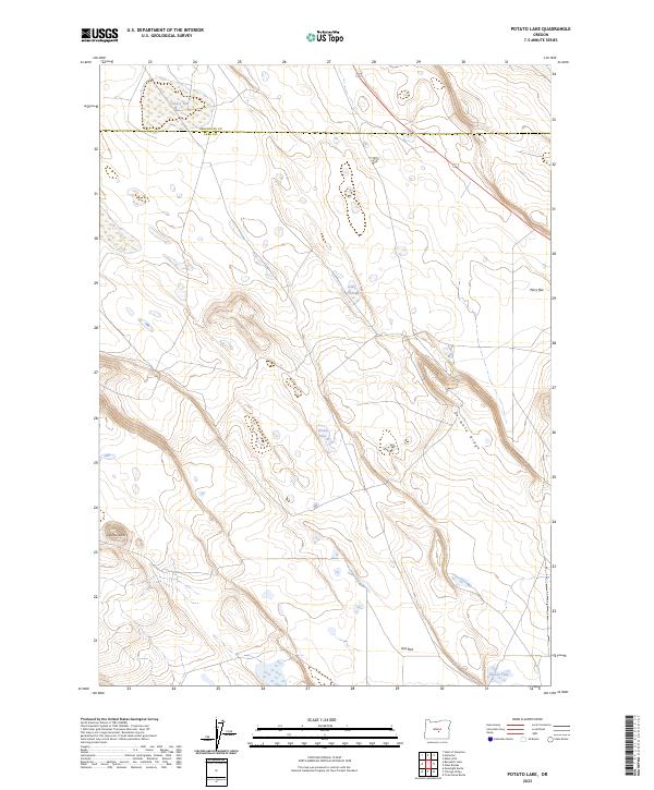 USGS Topographic Map – Potato Lake