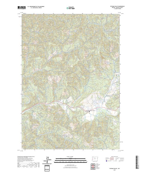 USGS Topographic Map – Putnam Valley