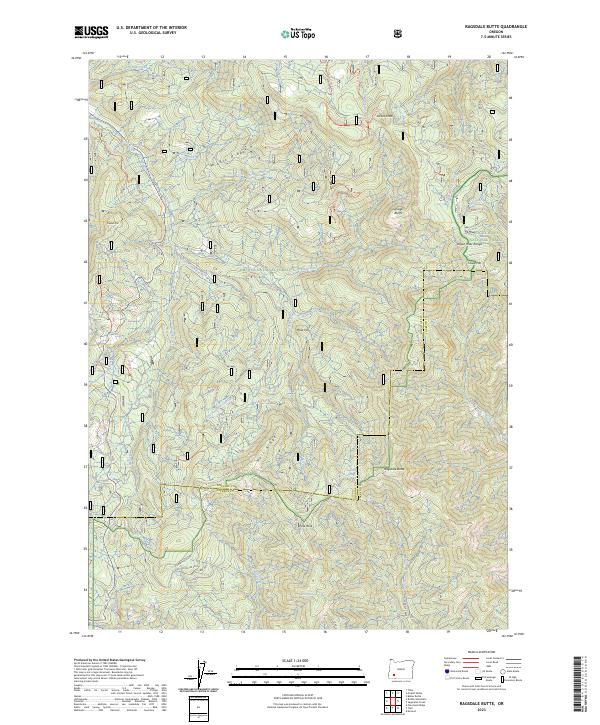 USGS Topographic Map – Ragsdale Butte