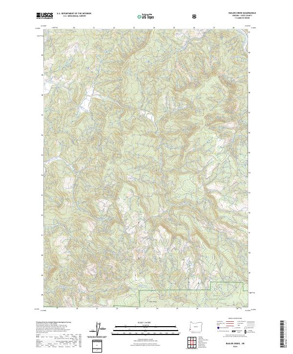 USGS Topographic Map – Rasler Creek