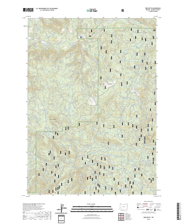 USGS Topographic Map – Red Butte