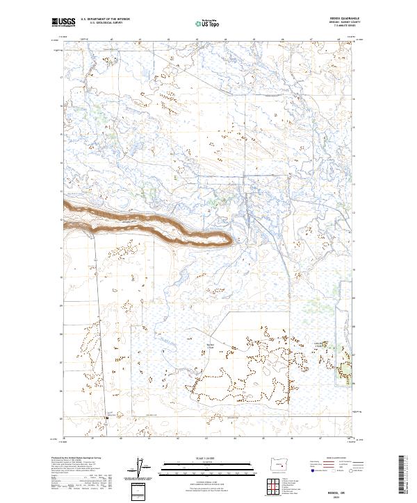 USGS Topographic Map – Redess