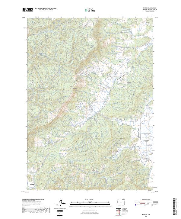 USGS Topographic Map – Reston