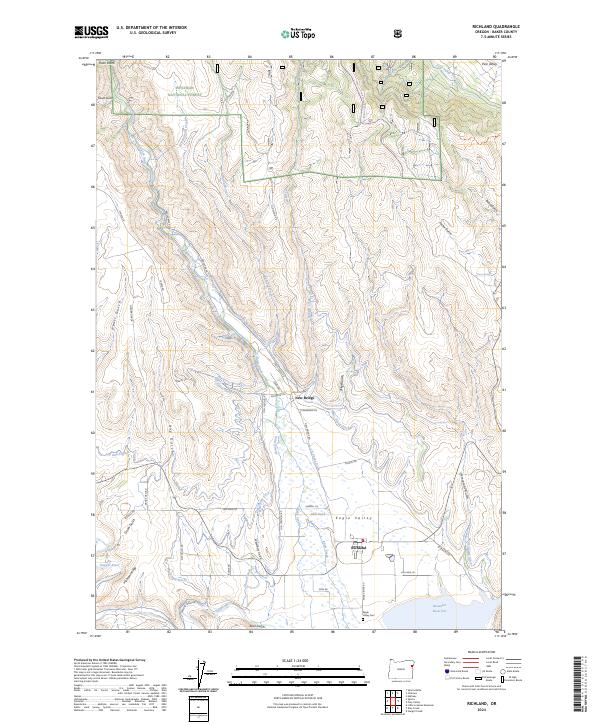 USGS Topographic Map – Richland