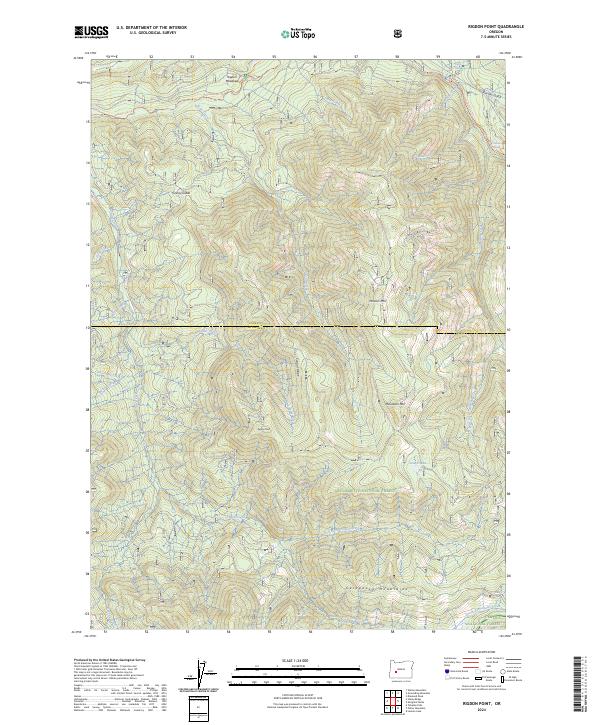 USGS Topographic Map – Rigdon Point