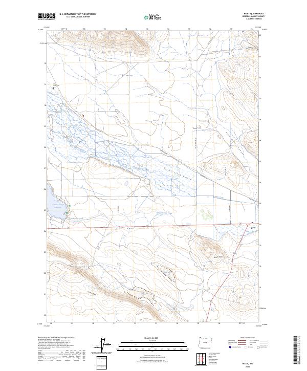 USGS Topographic Map – Riley
