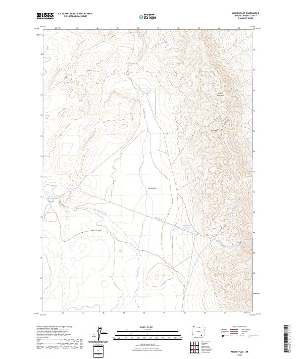 USGS Topographic Map – Rincon Flat