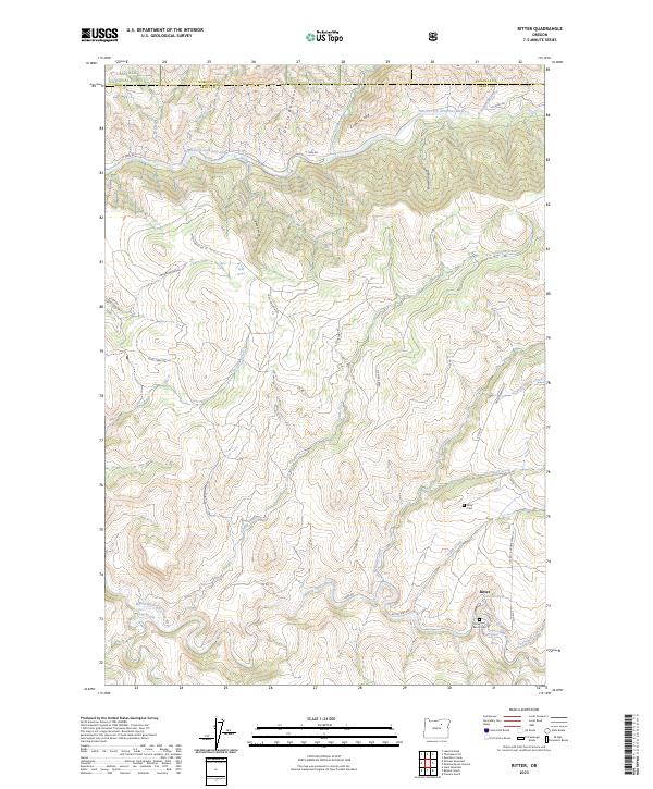 USGS Topographic Map – Ritter