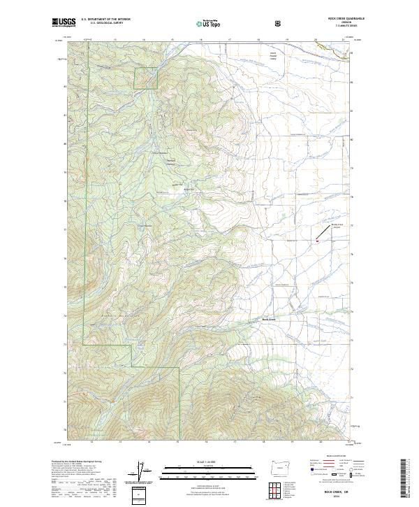 USGS Topographic Map – Rock Creek