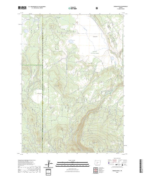 USGS Topographic Map – Rodman Rock