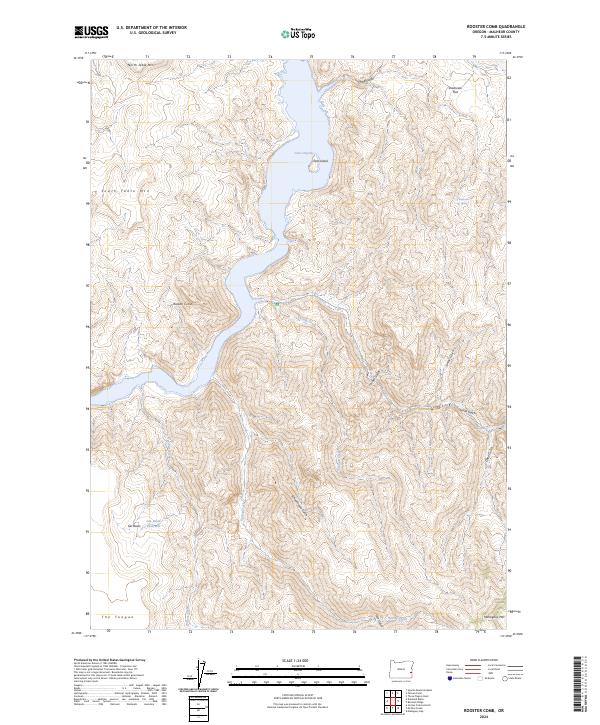USGS Topographic Map – Rooster Comb