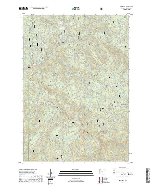 USGS Topographic Map – Rose Hill