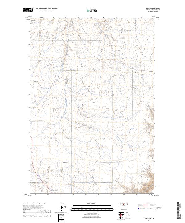 USGS Topographic Map – Rosebush