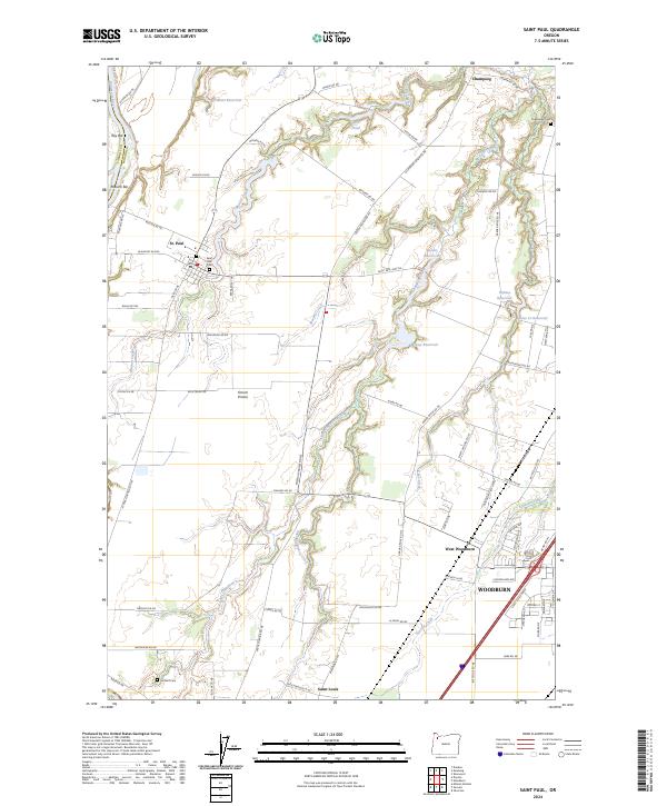 USGS Topographic Map – Saint Paul