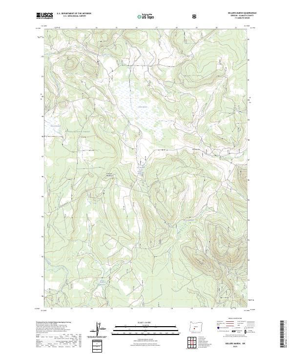 USGS Topographic Map – Sellers Marsh