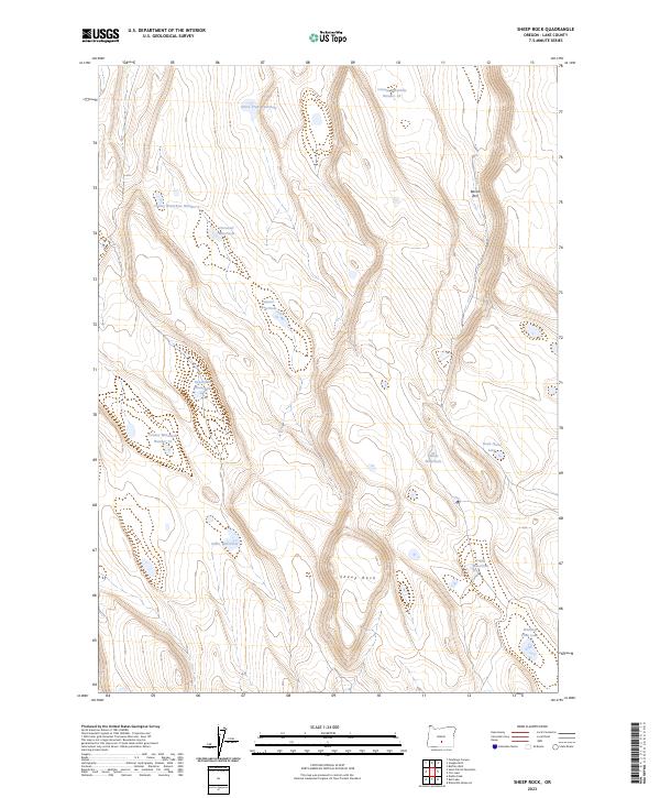 USGS Topographic Map – Sheep Rock