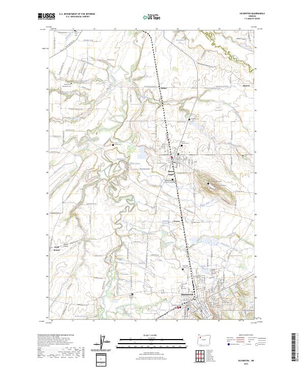 USGS Topographic Map – Silverton