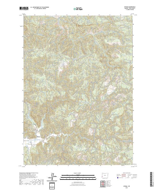 USGS Topographic Map – Sitkum