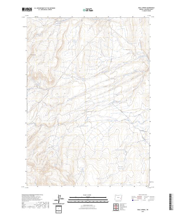 USGS Topographic Map – Skull Spring