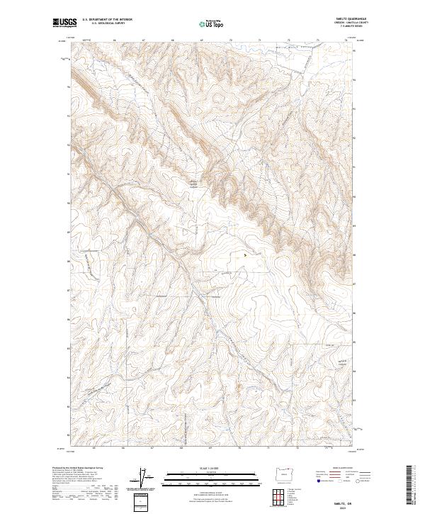 USGS Topographic Map – Smeltz