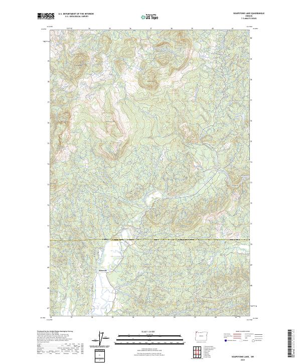 USGS Topographic Map – Soapstone Lake