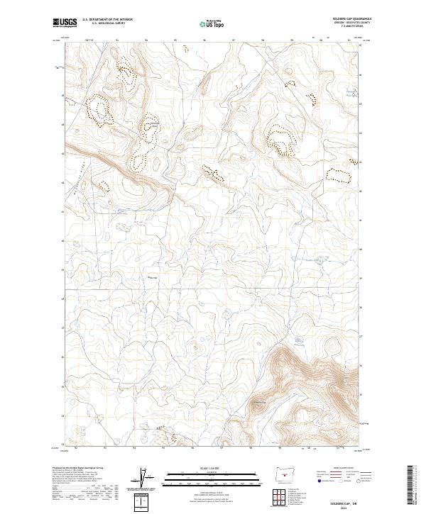 USGS Topographic Map – Soldiers Cap