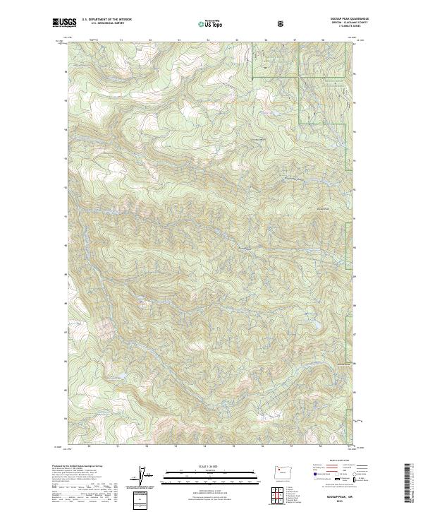 USGS Topographic Map – Soosap Peak