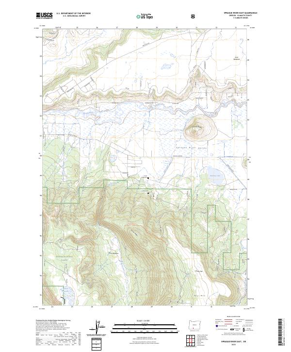 USGS Topographic Map – Sprague River East