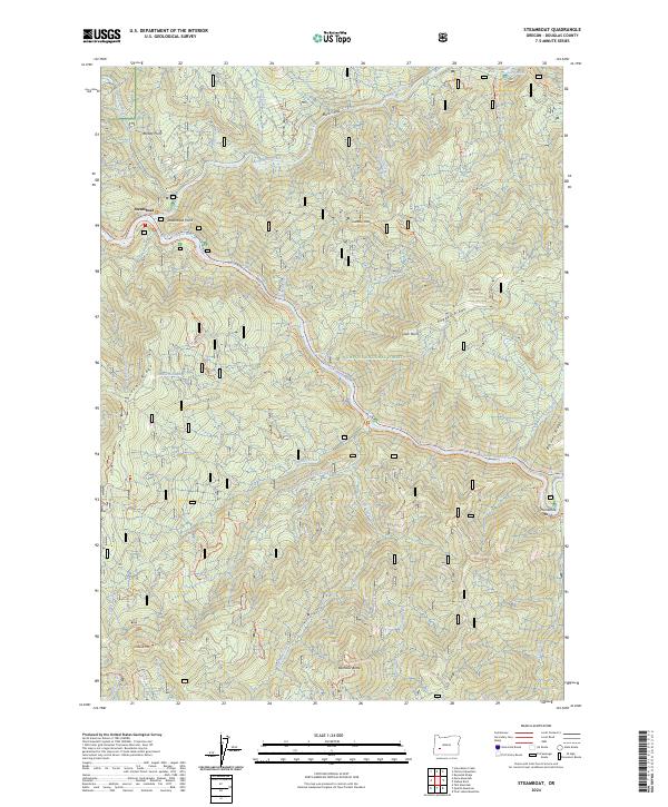 USGS Topographic Map – Steamboat