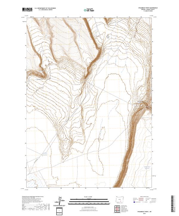 USGS Topographic Map – Steamboat Point